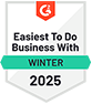 Badge G2 - Easiest to do business with